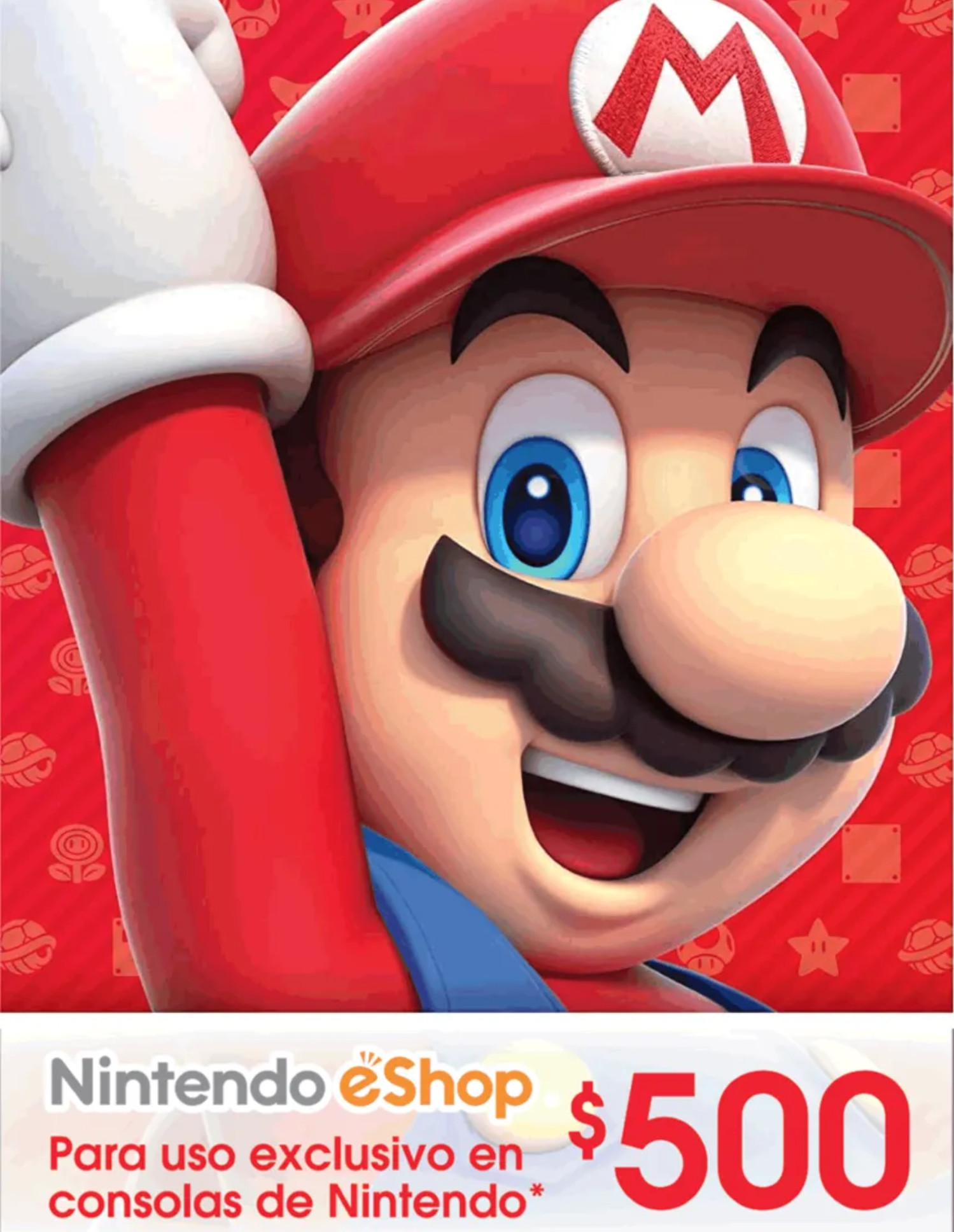 Tarjeta Nintendo eShop $500
