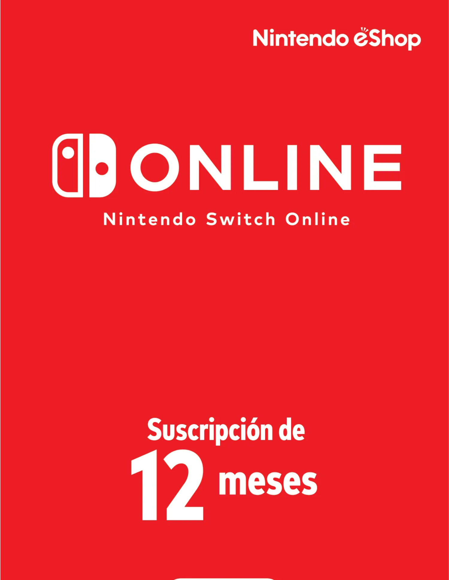 12 Meses Nintendo Online